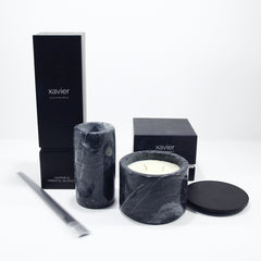 Candle and Diffuser - Luxury Black Marble