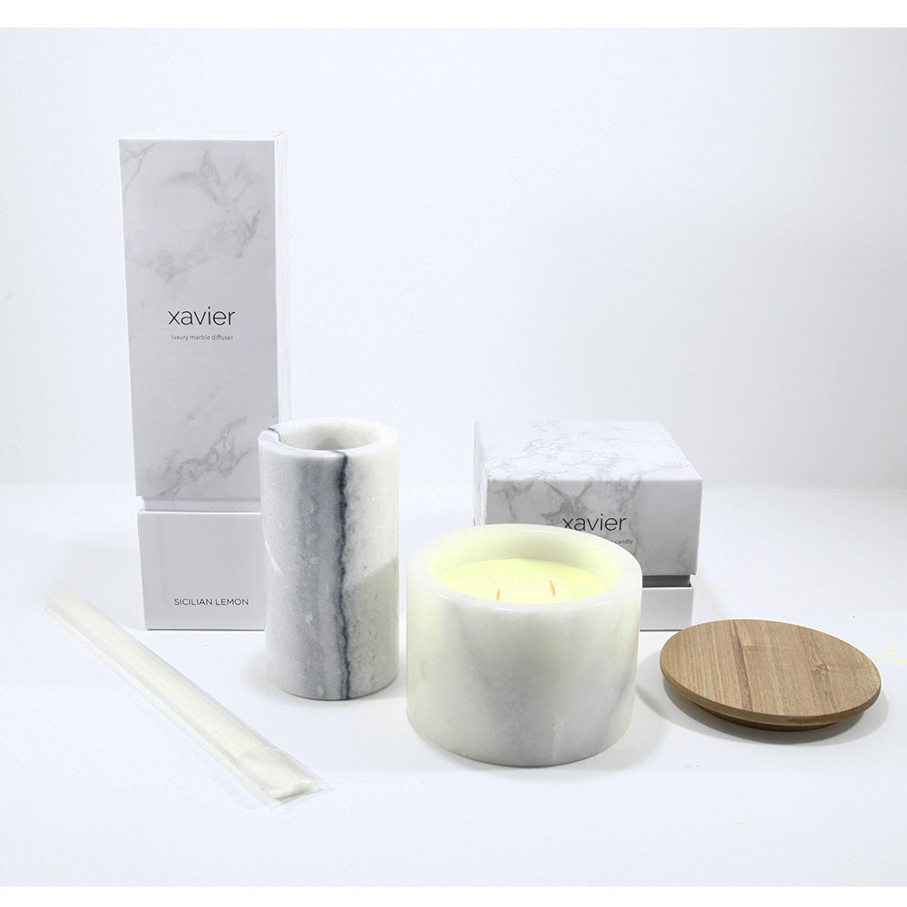 Candle and Diffuser - Luxury White Marble – Leading Edgeware