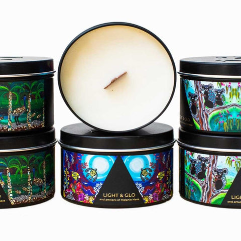 indigenous design candle bush essence fragrance