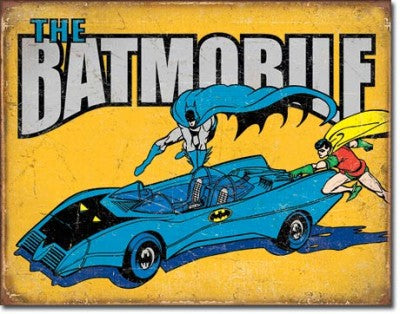 Superhero wall art - The Batmobile