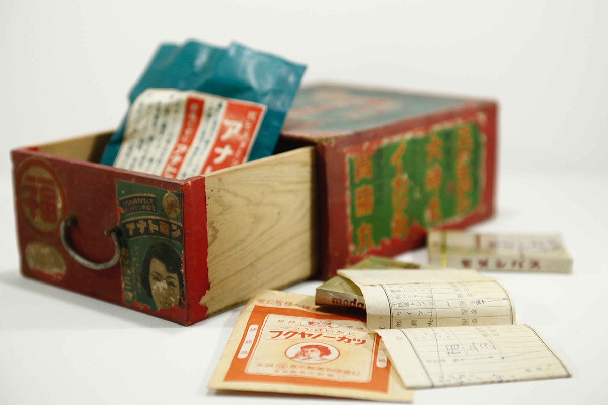 Japanese Medicine Box 17 x 20 x 9 cm