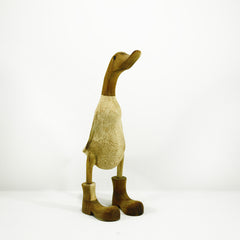Wooden duck 32cm high