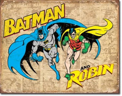 Superhero wall art - Batman and Robin