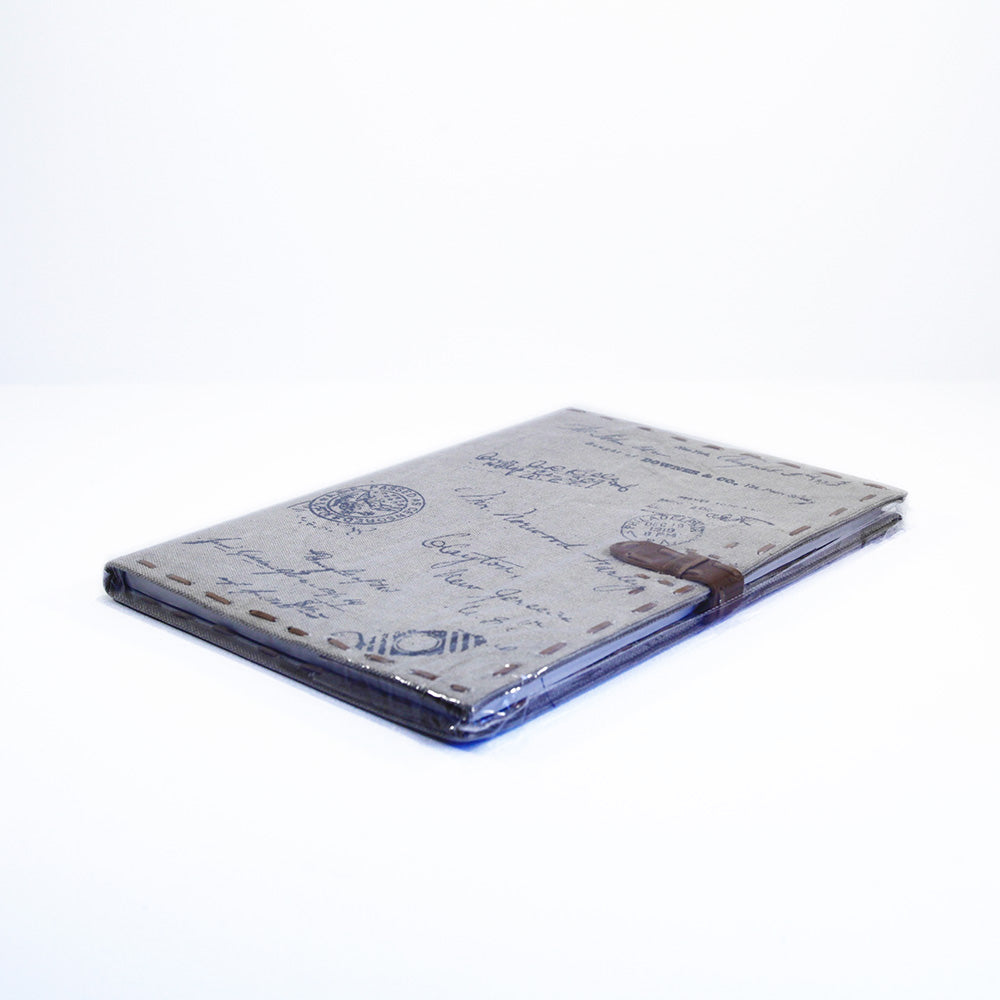 Hand made journal with stamps design