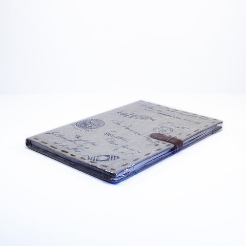 Hand made journal with stamps design