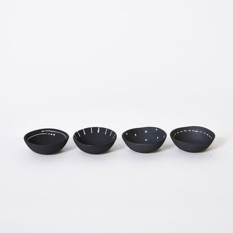 Stoneware bowls - Mini - Black