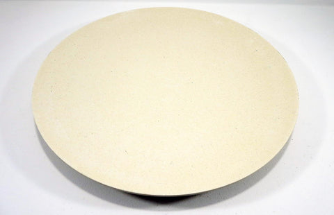 Bamboo round platter 36cm oat coloured